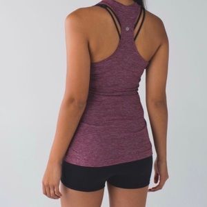 Discontinued lululemon cool racer back maroon SZ 8